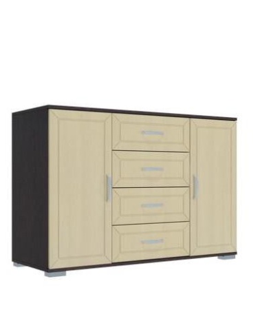 Комод МДФ №5 Венге/Клен Светлый (Ш-1200 × В-810 × Г-445)