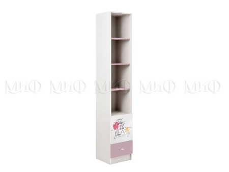 Пенал Fashion (Ш-400 мм х Г-402 мм x В-2200 мм)Белый/Розовый