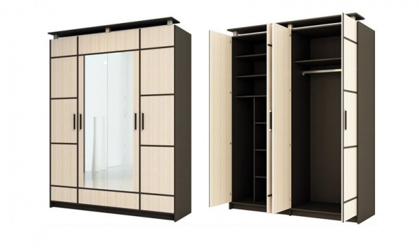 Шкаф Фудзи 4х створчатый