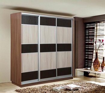 Шкаф-Купе 3-х Створчатый Тиффани Рамир К-004 Ш-1800/2100/2200 мм/Разные Цвета и Размеры